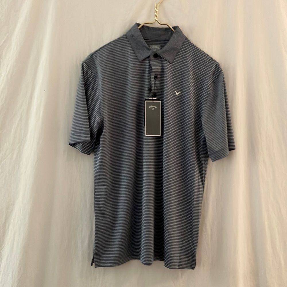 Callaway Men’s Small collard shirt, “Stretch” and “Opti-Dri” material